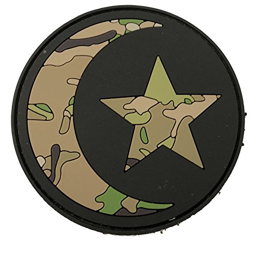 TACTICAL FAITH ISLAMIC HALFMOON HALBMOND PVC Rubber Patch Religion Camoflage von Tacopsgear