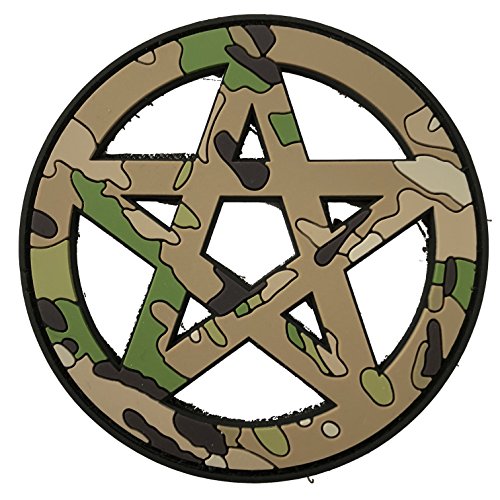 WICCA - 3D PVC Rubber Patch Religion Camoflage von Tacopsgear