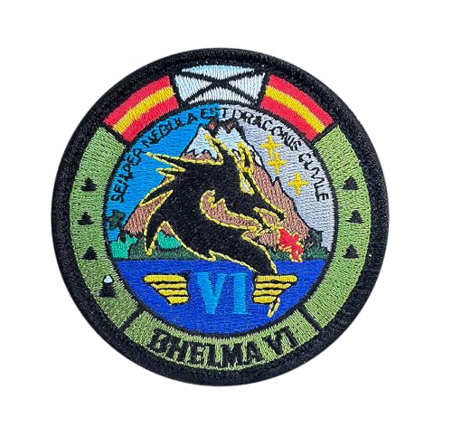 BHELMA VI Militär-Patch, bestickt, 7 cm, für taktische Rucksäcke, Jacken BHELMA VI Militär-Patch, bestickt, 7 cm, für taktische Rucksäcke, Jacken von Tacro