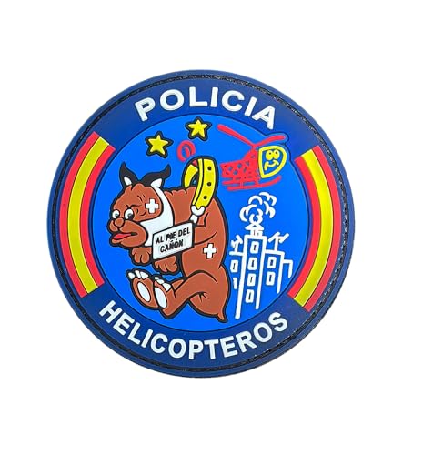 Rubber Nationale Polizei Helikopter Patch 9 cm "Der Fuß des Canyons" Patch mit Clip für taktischen Rucksack und Jacke Rubber Nationale Polizei Helikopter Patch 9 cm "Der Fuß des Canyons" Patch mit Clip für taktischen Rucksack und Jacke von Tacro