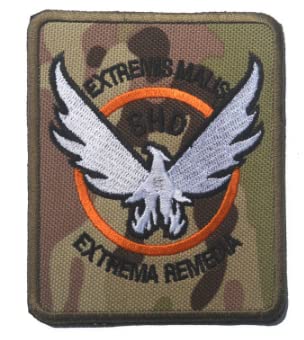 The Division SHD Militär-Aufnäher, bestickt, Stoff, taktische Aufkleber für Kleidung, mit Klettverschluss von Tactical Embroidered Patch
