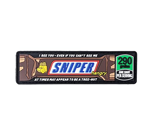 PVC-Aufnäher, 3,2 x 10,2 cm, Sniper Bar, 290 Körnungen, Farbe von Tactical Innovations Canada