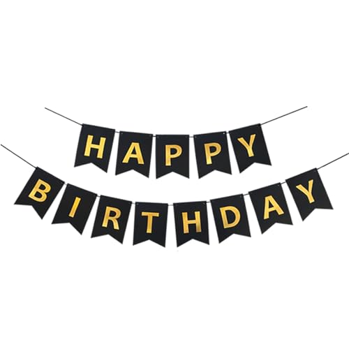 Tadipri Happy Birthday Banner, schwarzes Gold, Banner, Happy Birthday, schwarzes Gold, Design der Persönlichkeit, Dekoration für Tisch, Party, Party, Geburtstag, Zeremonie Tadipri Happy Birthday Banner, schwarzes Gold, Banner, Happy Birthday, schwarzes Gold, Design der Persönlichkeit, Dekoration für Tisch, Party, Party, Geburtstag, Zeremonie von Tadipri