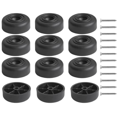 Tadipri Möbelbeine rund,12 Stück Möbelfüße, Schwarz Füße für Möbel, Ø 36 x H 14 mm Schrankfüsse Möbelgleiter für Schrank, Sofa, Stuhl, Couchtisch, TV-Schränke, Schubladen, Nachttisch Tadipri Möbelbeine rund,12 Stück Möbelfüße, Schwarz Füße für Möbel, Ø 36 x H 14 mm Schrankfüsse Möbelgleiter für Schrank, Sofa, Stuhl, Couchtisch, TV-Schränke, Schubladen, Nachttisch von Tadipri