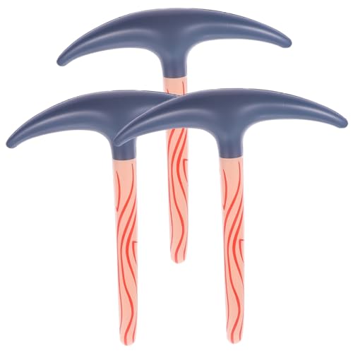 3pcs aufblasbare Spitzhacke, 22 Zoll wasserdichtes PVC -Spielzeug Axt, tragbare Prop -Axe für Kinder Party Rollenspiel -Dekoration Pool Spielzeug Geschenke, Strand von Tadoiooy