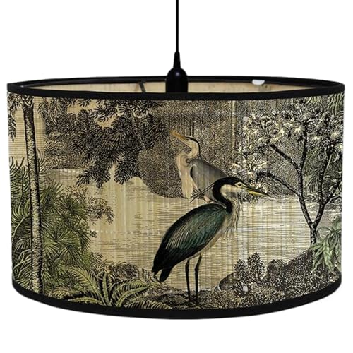Tadoiooy Lampenschirme, Vintage -trommelförmige Kran -Musterlampenschirm für E27, 12x12x8 exquisites Laufmandala -Kronleuchter -Beschützer für Sushi Bar Home Decor Tadoiooy Lampenschirme, Vintage -trommelförmige Kran -Musterlampenschirm für E27, 12x12x8 exquisites Laufmandala -Kronleuchter -Beschützer für Sushi Bar Home Decor von Tadoiooy