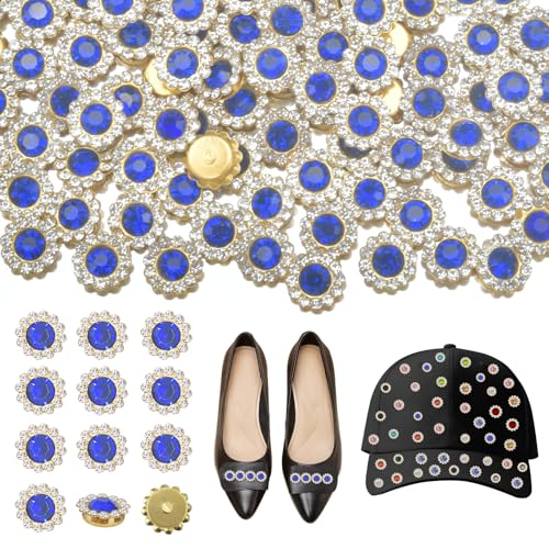 Taikuray Sonnenblumen-Strasssteine zum Aufnähen, 10 mm, Kristallglas mit Metallblumen-Form, Krallenbasis zum Basteln, zum Aufnähen von Strasssteinen für Kleidung, Schuhe, Hüte, Taschen, Nähzubehör von Taikuray