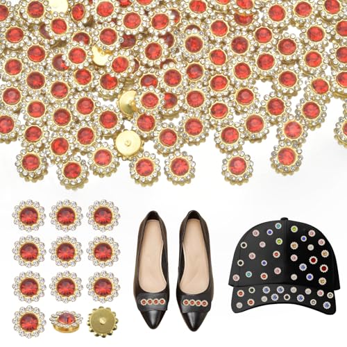 Taikuray Sonnenblumen-Strasssteine zum Aufnähen, 10 mm, Kristallglas mit Metallblumen-Form, Krallenbasis zum Basteln, zum Aufnähen von Strasssteinen für Kleidung, Schuhe, Hüte, Taschen, Nähzubehör von Taikuray