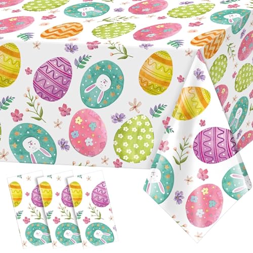 3 Stück Ostern Tischdecke,274x137 cm Tischdecke Ostern,Ostern Tischläufer,Ostertischdecke,Ostereier Tischdecken für Ostern Party Dekorationen Kindergeburtstag Frühlingsparty 3 Stück Ostern Tischdecke,274x137 cm Tischdecke Ostern,Ostern Tischläufer,Ostertischdecke,Ostereier Tischdecken für Ostern Party Dekorationen Kindergeburtstag Frühlingsparty von TaimeiMao