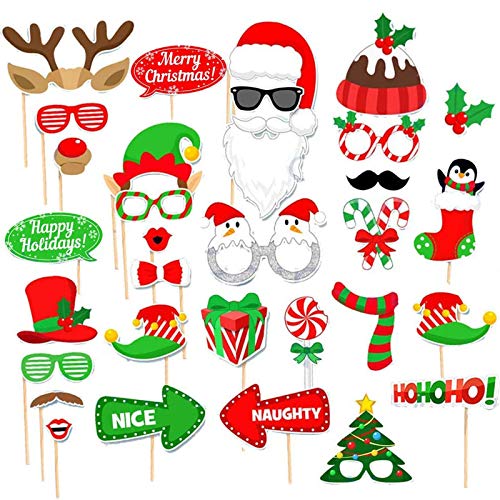 32Pcs Weihnachtsfeier Fotorequisiten,weihnachten Photo Requisiten,fotorequisiten weihnachten, Weihnachtsfeier Foto Requisiten,Weihnachten Fotorequisiten,Brillen Weihnachten, Xmas Party Photo Supplies 32Pcs Weihnachtsfeier Fotorequisiten,weihnachten Photo Requisiten,fotorequisiten weihnachten, Weihnachtsfeier Foto Requisiten,Weihnachten Fotorequisiten,Brillen Weihnachten, Xmas Party Photo Supplies von TaimeiMao
