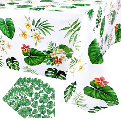 Hawaiian Luau Tischtücher,20 Hawaii Servietten Poolparty 33cm,Tropische Palmblätter Tischdecke Papierservietten Grün Blätter,Hawaii Party Deko,Tischdeko Hawaii Sommer Mottoparty Deko 86 x 51 IN Hawaiian Luau Tischtücher,20 Hawaii Servietten Poolparty 33cm,Tropische Palmblätter Tischdecke Papierservietten Grün Blätter,Hawaii Party Deko,Tischdeko Hawaii Sommer Mottoparty Deko 86 x 51 IN von TaimeiMao
