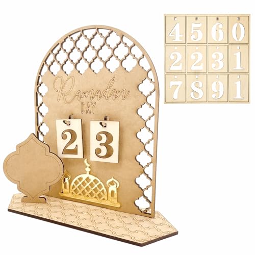 TaimeiMao Ramadan Kalender, DIY Ramadan Dekoration Aus Holz, 2024 Eid Mubarak Dekoration, 30 Tage Countdown TaimeiMao Ramadan Kalender, DIY Ramadan Dekoration Aus Holz, 2024 Eid Mubarak Dekoration, 30 Tage Countdown von TaimeiMao