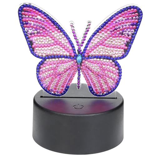TaimeiMao Diamond Painting Lampe,Schmetterling Basteln Mädchen 4 5 6 7 8 9 Jahre,Schmetterling Bastelset,3D Diamond Painting Nachtlicht für Kinder Mädchen,Geburtstag Kreative Geschenke TaimeiMao Diamond Painting Lampe,Schmetterling Basteln Mädchen 4 5 6 7 8 9 Jahre,Schmetterling Bastelset,3D Diamond Painting Nachtlicht für Kinder Mädchen,Geburtstag Kreative Geschenke von TaimeiMao