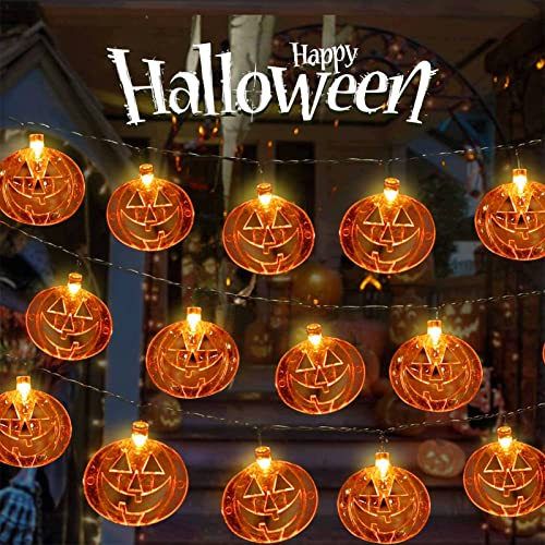 TaimeiMao Halloween Lichterkette,3 Meter 20 LEDs,Kürbis Lichterkette Batteriebetrieben,Halloween Deko led,Halloween Lichterkette Batterie für Außen,Lichterkette Laternen für Halloween Dekorationen TaimeiMao Halloween Lichterkette,3 Meter 20 LEDs,Kürbis Lichterkette Batteriebetrieben,Halloween Deko led,Halloween Lichterkette Batterie für Außen,Lichterkette Laternen für Halloween Dekorationen von TaimeiMao