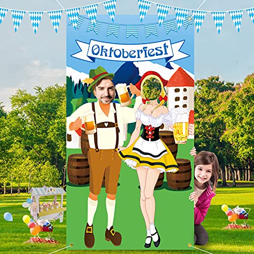 TaimeiMao Oktoberfest Party Dekorationen,180 * 90cm Oktoberfest Foto Stütze,Oktoberfest Foto Requisit,Lustige Oktoberfest Spiele Zubehör,Oktoberfest Deko,Oktoberfest Bayerisches Partyset Dekorationen von TaimeiMao
