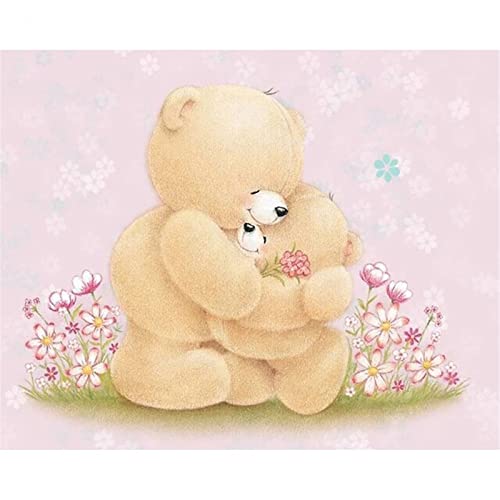 Diamond Painting, Diamant Painting Bilder Kristall Strass Stickerei Kreuzstich Kunsthandwerk 5D DIY Diamant Malerei Kits für Erwachsene Kinder, für Home Wall Décor Geschenk Cartoon-Bär 40x50cm Diamond Painting, Diamant Painting Bilder Kristall Strass Stickerei Kreuzstich Kunsthandwerk 5D DIY Diamant Malerei Kits für Erwachsene Kinder, für Home Wall Décor Geschenk Cartoon-Bär 40x50cm von Tainrun