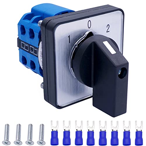 Taiss Universal nockenschalter, drehschalter, 20A 550V,3 Klemmen Position 8 Klemmen Wechselschalter + SV2-4s Blaue Anschlussklemme LW26-20/2 Taiss Universal nockenschalter, drehschalter, 20A 550V,3 Klemmen Position 8 Klemmen Wechselschalter + SV2-4s Blaue Anschlussklemme LW26-20/2 von Taiss