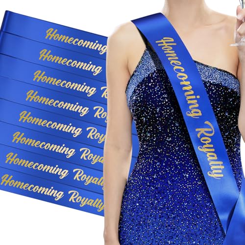 Taiyin 12 Stück Homecoming Royalty Schärpen Satin Schärpe Bulk mit Golddruck für Festzüge, Heimkehr, Party, Tanzabschluss, Party, Hochzeit, Geburtstag, Dekorationen, Zubehör (blau) Taiyin 12 Stück Homecoming Royalty Schärpen Satin Schärpe Bulk mit Golddruck für Festzüge, Heimkehr, Party, Tanzabschluss, Party, Hochzeit, Geburtstag, Dekorationen, Zubehör (blau) von Taiyin