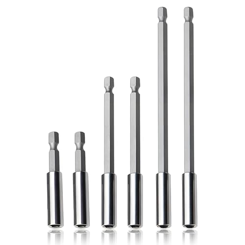 Bit Verlängerung Magnetisch 60mm 100mm 150mm Magnetischer Bithalter Magnetisch Lang Bohrer Verlängerung Bit Halter Halterung 6 Stk von TakFree