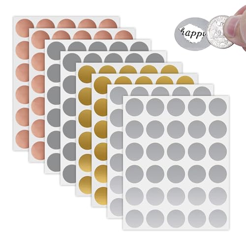 Rubbelaufkleber 25mm 240 Stück Rubbelsticker Rubbel Aufkleber Etiketten Runde Rubbellose Selber Machen Aufkleber für DIY Handwerk Scrapbook Rubbelaufkleber 25mm 240 Stück Rubbelsticker Rubbel Aufkleber Etiketten Runde Rubbellose Selber Machen Aufkleber für DIY Handwerk Scrapbook von TakFree