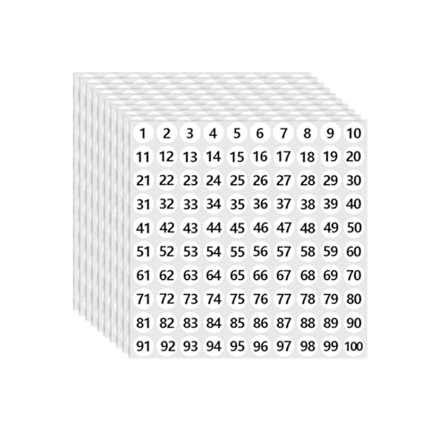 Zahlen Aufkleber 10mm 30 Blatt Selbstklebende Nummern Aufkleber Zahlen Sticker Weiß Kleine Klebezahlen Zahlenaufkleber zum Sortieren Zahlen Aufkleber 10mm 30 Blatt Selbstklebende Nummern Aufkleber Zahlen Sticker Weiß Kleine Klebezahlen Zahlenaufkleber zum Sortieren von TakFree