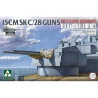 15cm SKC/28 Guns - Battleship Bismarck Bb II / Stb II Turret von Takom