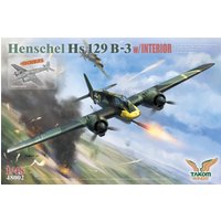 Henschel Hs 129 B-3 w/Interior + Bonus Clear Parts Henschel Hs 129 B-3 w/Interior + Bonus Clear Parts von Takom