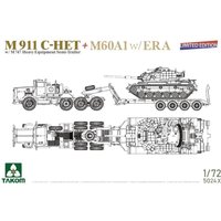 M911 C-HET w/M747 Heavy Equipment Semi-Trailer + M60A1 w/ERA von Takom