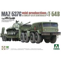 MAZ-537G  w/ChMZAP-5247G -  Semi-trailer mid production & T-54B von Takom