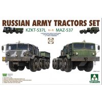 Russian Army Tractors - KZKT-537L & MAZ537 1+1 von Takom