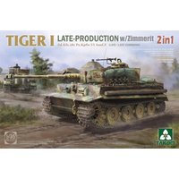 Tiger I Late-Production w/Zimmerit Sd.Kfz.181 Pz.Kpfw.VI Ausf.E Sd.Kfz.181 Pz.Kpfw.VI Ausf.E (Late/Late Command) 2 in 1 von Takom