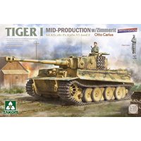 Tiger I Mid-Production w/Zimmerit Sd.Kfz.181 Pz.Kpfw.VI Ausf.E Sd.Kfz.181 Pz.Kpfw.VI Ausf.E Otto Carius (Limited edition) von Takom