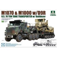 U.S. M1070 & M1000 w/D9R 70 Ton Tank Transporter w/Bulldozer von Takom