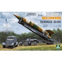 WWII German V-2 Rocket Transporter/Erect Meillerwagen+Hanomag SS100 von Takom