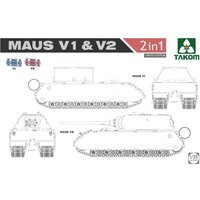 WWII  Maus V1 & V2 -  2 in 1 (Limited Edition) von Takom