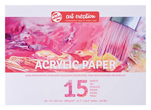 Talens Art Creation - Acrylicpapier A4, 290g, 15 Blätter, FSCM80 Talens Art Creation - Acrylicpapier A4, 290g, 15 Blätter, FSCM80 von Talens Art Creation