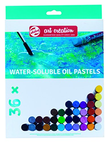 Talens Art Creation Set Wasserlösliche Ölpastellkreiden mit 36 Farben | Wassermischbare Wachsmalstifte von Talens Art Creation
