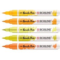 Talens ECOLINE® Brush-Pens gelb, 5 St. von Talens ECOLINE®