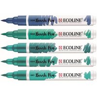 Talens ECOLINE® Brush-Pens grün, 5 St. von Talens ECOLINE®