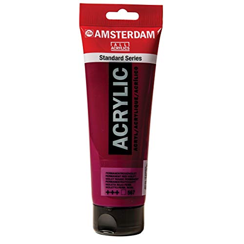 Royal Talens Amsterdam Acrylfarbe, 250 ml, Caput Mort Violet von Talens Japan