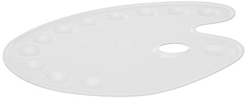 TALENS - ovale Kunststoffpalette 36 x 27 cm TALENS - ovale Kunststoffpalette 36 x 27 cm von Talens Japan