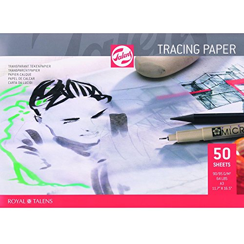 Talens Transparentpapier, 50 Blatt (90 g/m², DIN A3) von Talens Japan