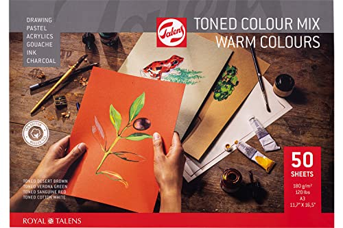 Talens Toned Colour Block Warm, A3, 50 Blatt, 180g/m² Talens Toned Colour Block Warm, A3, 50 Blatt, 180g/m² von Talens Japan