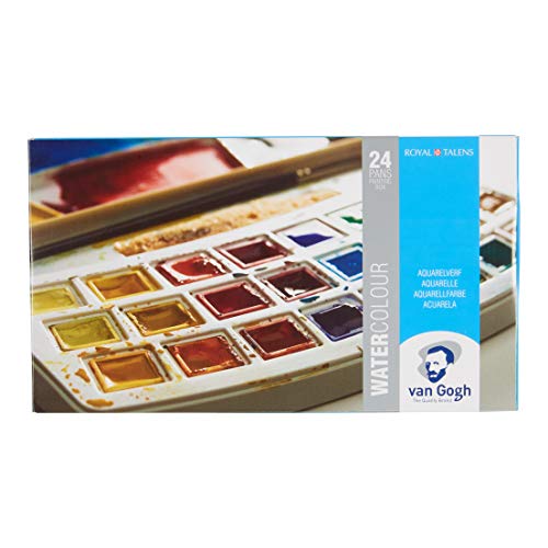 Van Gogh Aquarellkasten, Kunststoffkasten 24 Näpfe Van Gogh Aquarellkasten, Kunststoffkasten 24 Näpfe von Talens