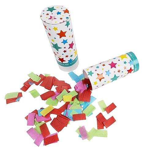 2 x Konfetti-Kanonen für Geburtstage, Hochzeiten, Frühlings-Party-Druckknöpfe – Regenbogenfarbenes Papier, Rainbow 2 x Konfetti-Kanonen für Geburtstage, Hochzeiten, Frühlings-Party-Druckknöpfe – Regenbogenfarbenes Papier, Rainbow von Talking Tables