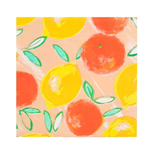 Talking Tables 20 Stück Servietten Zitrusfrucht Zitronen und Orangen | Bunte Papierservietten für Decoupage | Einweg-Partygeschirr für Sommer, Essen im Freien im Garten, Picknick, BBQ, Rosa, Mittel Talking Tables 20 Stück Servietten Zitrusfrucht Zitronen und Orangen | Bunte Papierservietten für Decoupage | Einweg-Partygeschirr für Sommer, Essen im Freien im Garten, Picknick, BBQ, Rosa, Mittel von Talking Tables