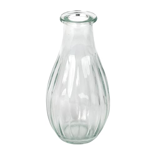 Talking Tables Blumenvase aus klarem Glas, stilvoller, einzelner Stiel, Elegante Tischdekoration für Hochzeiten, Fensterbankdeko, Gartenpartys, Sommeressen, Kaminsims-Styling und als Geschenk, 14 cm Talking Tables Blumenvase aus klarem Glas, stilvoller, einzelner Stiel, Elegante Tischdekoration für Hochzeiten, Fensterbankdeko, Gartenpartys, Sommeressen, Kaminsims-Styling und als Geschenk, 14 cm von Talking Tables
