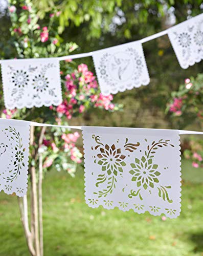 Talking Tables | Bridal Bunting Hochzeitswimpelkette, Weiß von Talking Tables