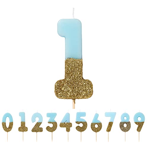 Glitzer-Zahlenkerze als blaue Nummer 1, mehrfarbig verfügbar von Talking Tables. Ideal für Kinder und Erwachsene Geburtstage, oder Meilenstein Anlässe. Erstklassig als Kuchen- oder Torten Deko. Glitzer-Zahlenkerze als blaue Nummer 1, mehrfarbig verfügbar von Talking Tables. Ideal für Kinder und Erwachsene Geburtstage, oder Meilenstein Anlässe. Erstklassig als Kuchen- oder Torten Deko. von Talking Tables