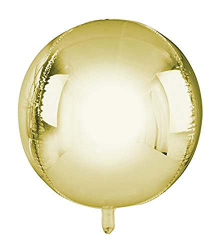 Talking Tables MET ORB-G Folienballon Gold | Ball Luftballon| Super für JGA, Hochzeit, Jubiläum, Verlobungsparty, Geburtstagsdeko, Multifarbe von Talking Tables